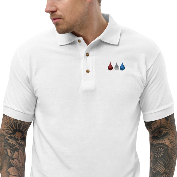 Blood, Sweat, and Tears Embroidered Polo Shirt