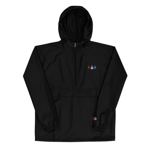 Blood, Sweat, & Tears Embroidered Champion Packable Jacket