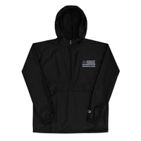 Molon Labe Flag Embroidered Champion Packable Jacket