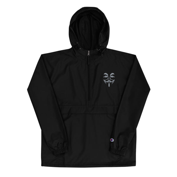 Anonymous Guy Fawkes Embroidered Champion Packable Jacket