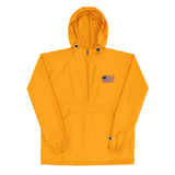 Distressed Revolutionary Flag Embroidered Champion Packable Jacket