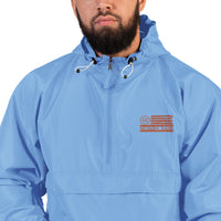 Molon Labe Flag Embroidered Champion Packable Jacket