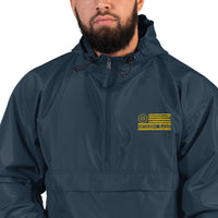 Molon Labe Flag Embroidered Champion Packable Jacket