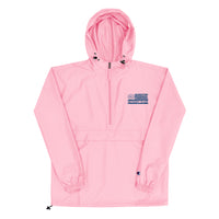 Molon Labe Flag Embroidered Champion Packable Jacket