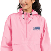 Molon Labe Flag Embroidered Champion Packable Jacket