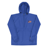 Distressed Revolutionary Flag Embroidered Champion Packable Jacket
