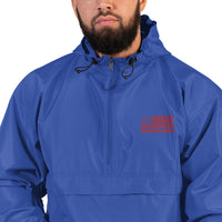 Molon Labe Flag Embroidered Champion Packable Jacket