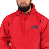 Molon Labe Flag Embroidered Champion Packable Jacket