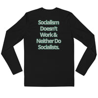 Socialism Long Sleeve Fitted Crew