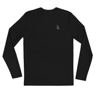 God blamed Cain Long Sleeve Fitted Crew