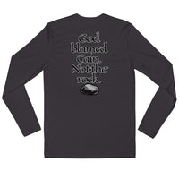 God blamed Cain Long Sleeve Fitted Crew