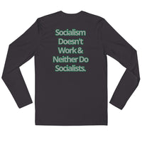 Socialism Long Sleeve Fitted Crew