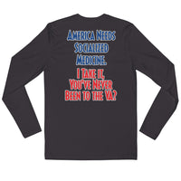 Socialized Medicine Long Sleeve Fitted Crew