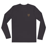 Anonymous Guy Fawkes Long Sleeve Fitted Crew