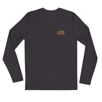 Molon Labe Flag Long Sleeve Fitted Crew