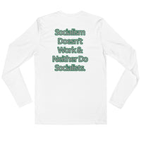Socialism Long Sleeve Fitted Crew
