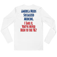 Socialized Medicine Long Sleeve Fitted Crew