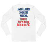 Socialized Medicine Long Sleeve Fitted Crew