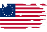 Distressed Revolutionary Flag Flexfit