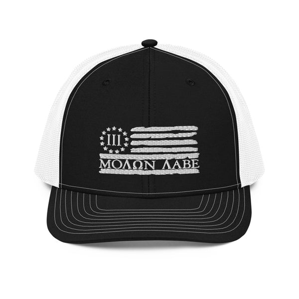 Molon Labe Flag Richardson Trucker Cap