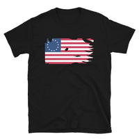 Distressed Revolutionary Flag Short-Sleeve T-Shirt