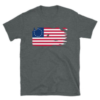 Distressed Revolutionary Flag Short-Sleeve T-Shirt