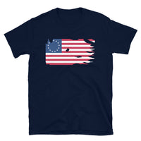Distressed Revolutionary Flag Short-Sleeve T-Shirt