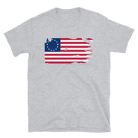 Distressed Revolutionary Flag Short-Sleeve T-Shirt