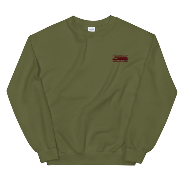 Molon Labe Flag Crew Neck Sweatshirt
